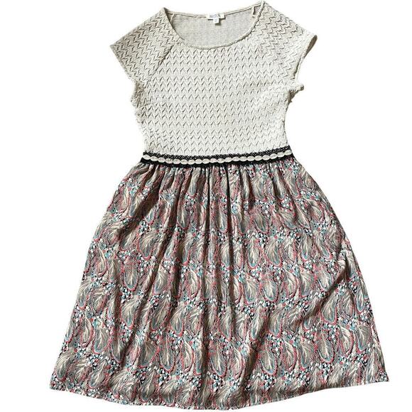 Weston Fit & Flare Arcata Dress | XS Anthropologie, Neutral Motif, Pockets $139 - Picture 4 of 10